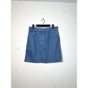 Tommy Hilfiger Womens‎ Size 8 Y2K Jean Skirt Vintage Preppy Denim Medium